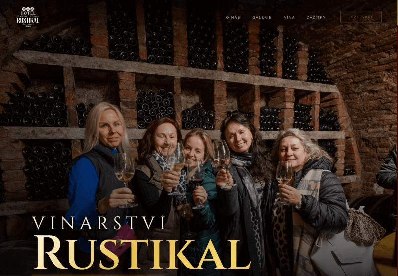 Web Vinařství Rustikal